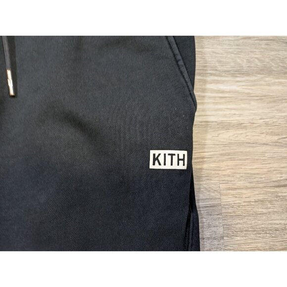Kith Men's Small Sweatpants  Black Drawstring Jogger Cotton Lounge - Picture 4 of 12